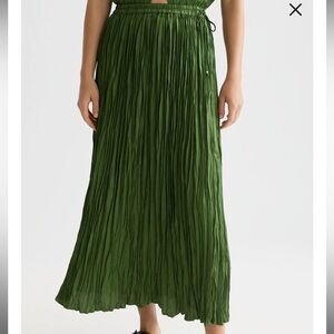 NEW!!!Scotch & Soda Green Pleated Skirt